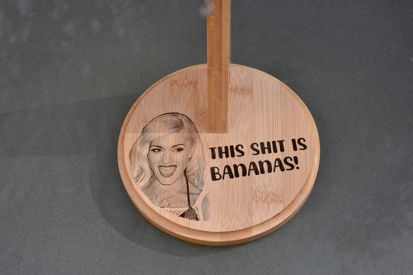 This S#!@ is Bananas - Hollaback Girl - Banana Stand // Gwen Stefani inspired Banana holder Noughties kitchenware meme gift