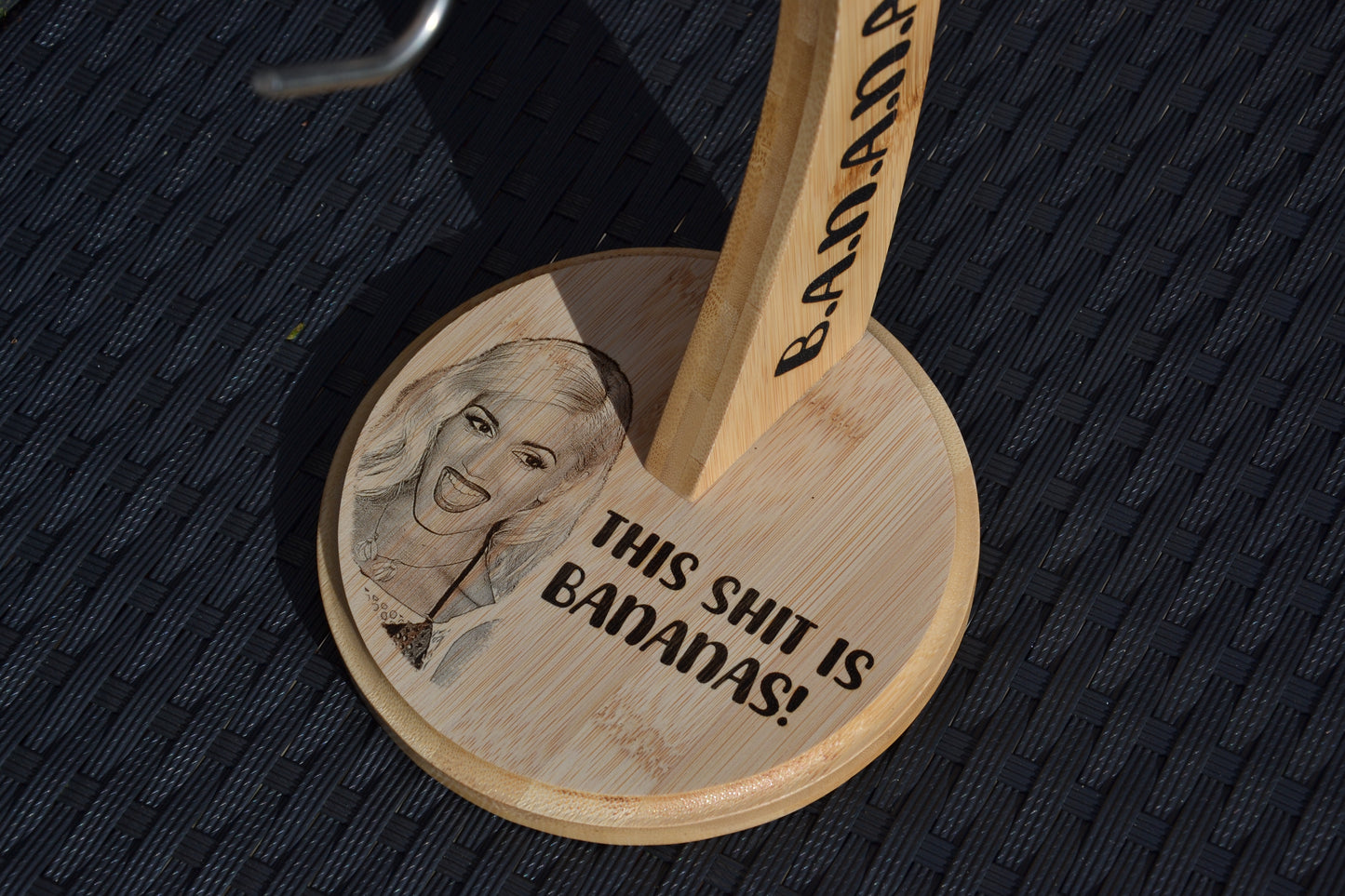This S#!@ is Bananas - Hollaback Girl - Banana Stand // Gwen Stefani inspired Banana holder Noughties kitchenware meme gift