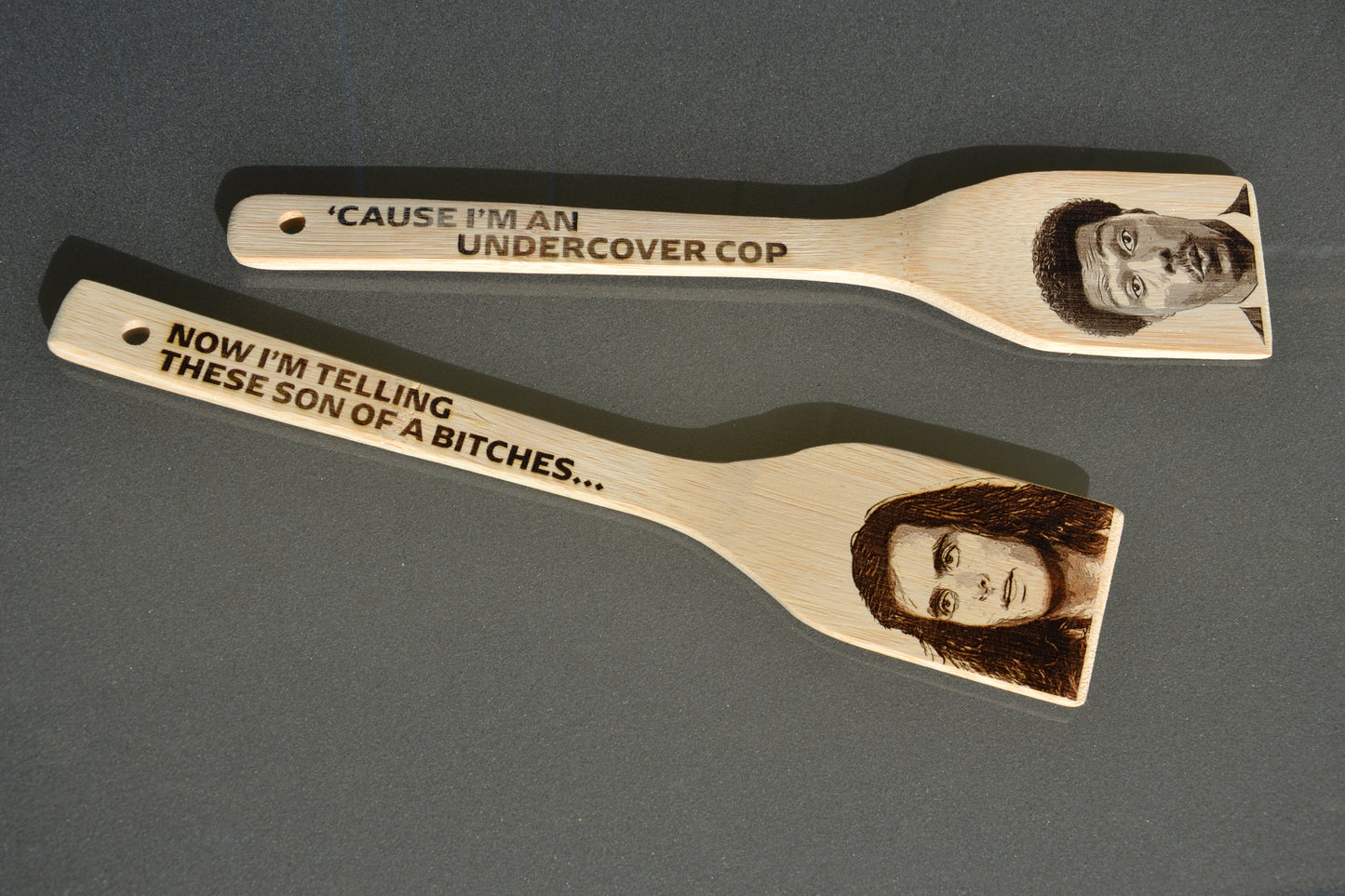Samurai Cop Spatula -Joe Marshall Frank Washington / "Cause I'm an undercover cop" Cult Bad Movie Gift Cinema Amir Shevan