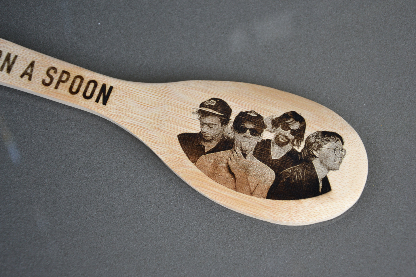 R.E.M Kitchen Spoon - R.E.M on a spoon / Man on the moon // REM Fan Gift Michael Stipe Music Rock Father's Day Funny