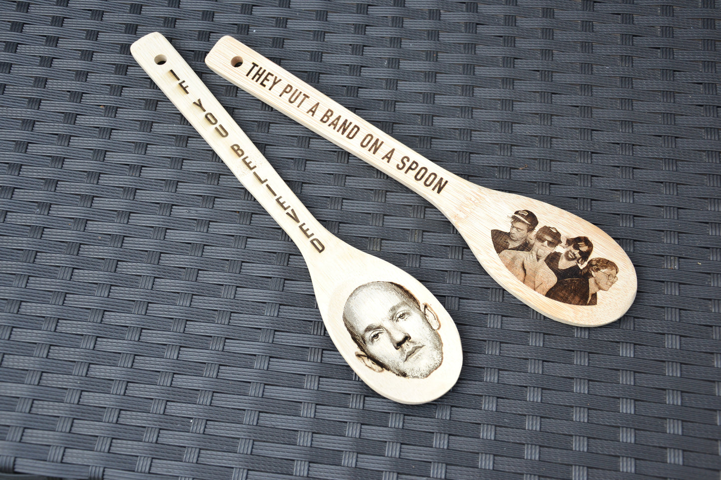 R.E.M Kitchen Spoon - R.E.M on a spoon / Man on the moon // REM Fan Gift Michael Stipe Music Rock Father's Day Funny