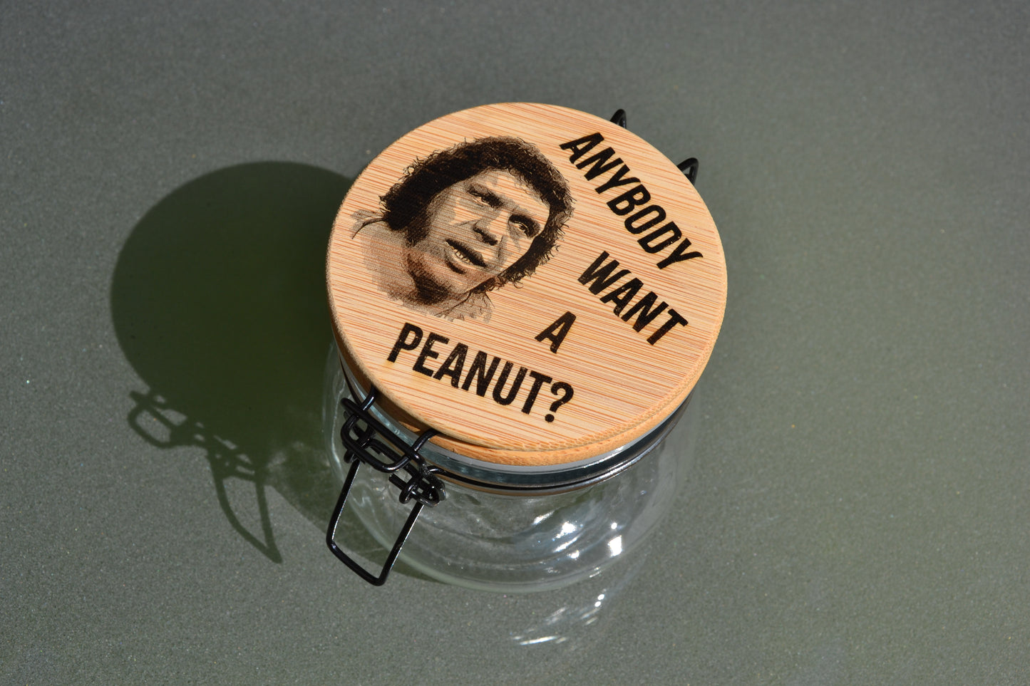Anybody Want A Peanut - The Princess Bride inspired Peanut Jar // Fezzik Inigo Montoya 80s Inspired Gift for movie fans Andre The Giant