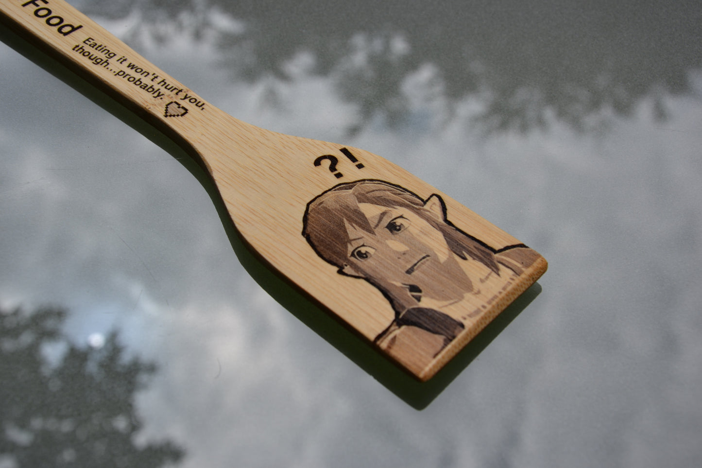 Zelda - Dubious Food / Korok You Found Me Spatula // Tears of the Kingdom Breath of the Wild Legend of Zelda Link Nintendo Fan Cooking Gift