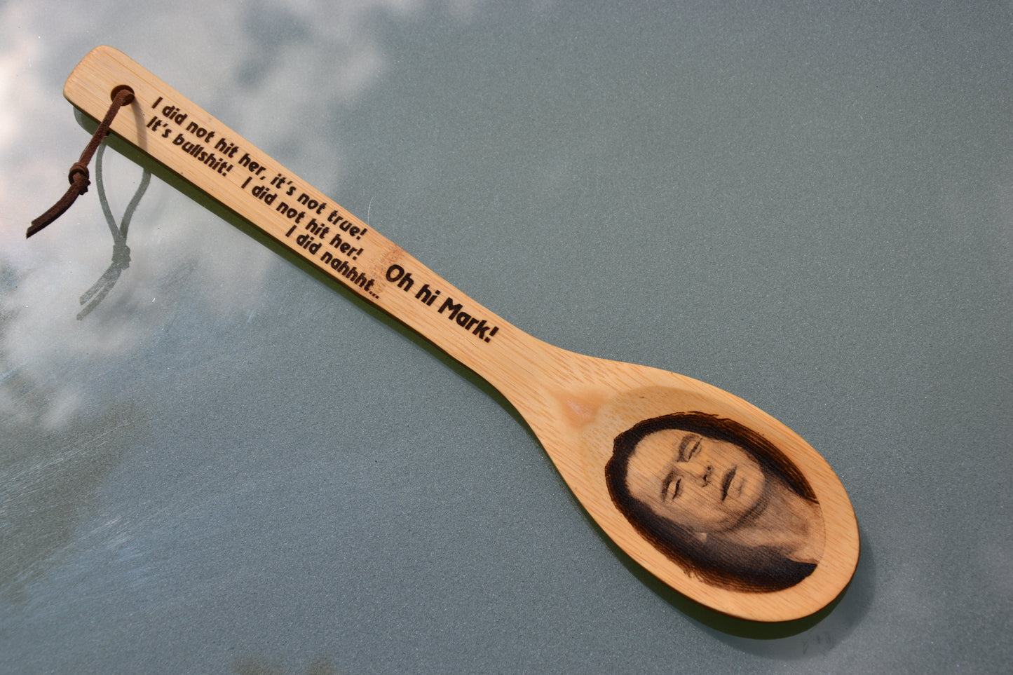 Tommy Wiseau "The Room" Wooden Kitchen Spoon // Excellent gift for fans of the amazing cult movie