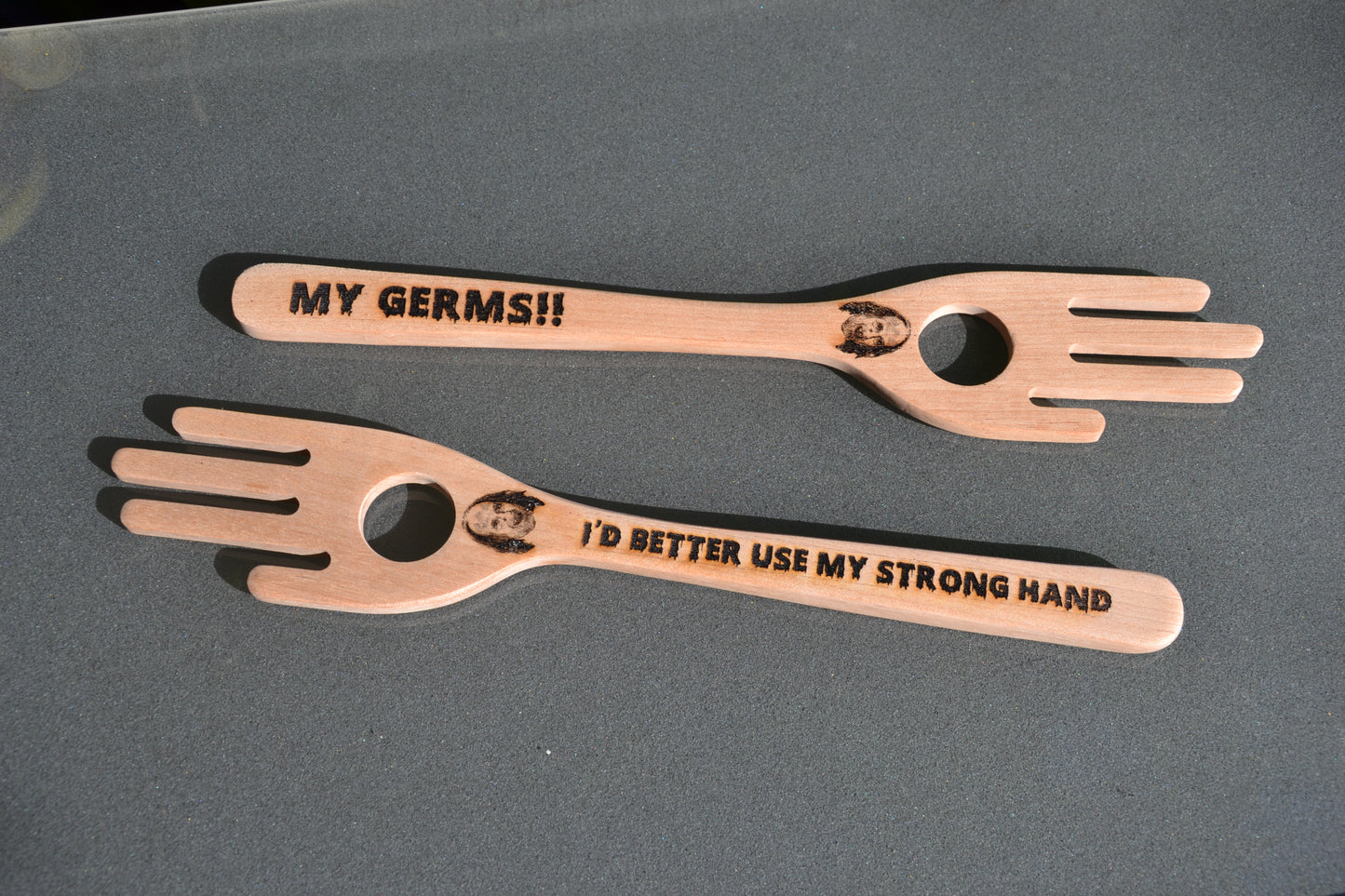 Better use my strong hand Spaghetti Spatula - Hanson from Scary Movie 2 inspired // My Germs Funky Pasta Kitchenware Comedy Meme