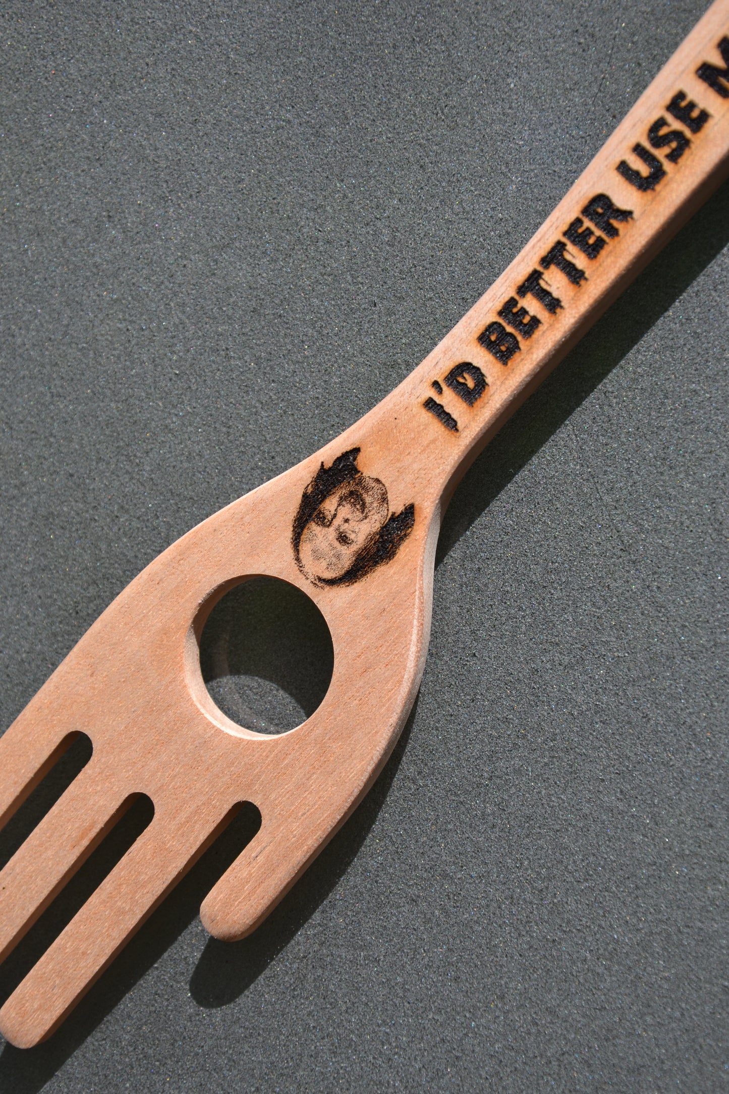 Better use my strong hand Spaghetti Spatula - Hanson from Scary Movie 2 inspired // My Germs Funky Pasta Kitchenware Comedy Meme