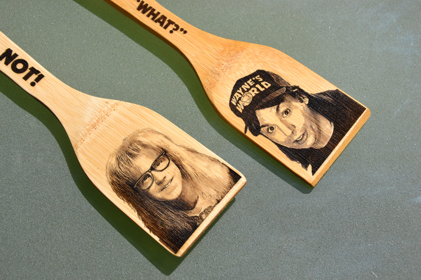 Waynes World Kitchen Spatula / Wayne Garth Sphincter Says What Not! Customisable // Cult Comedy Movie 90s Kitchen Gift