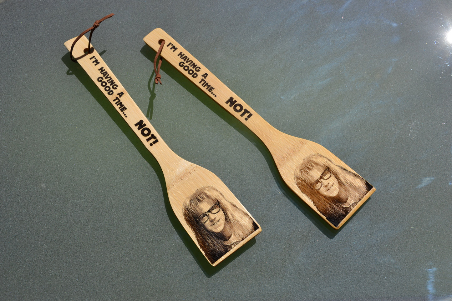 Waynes World Kitchen Spatula / Wayne Garth Sphincter Says What Not! Customisable // Cult Comedy Movie 90s Kitchen Gift