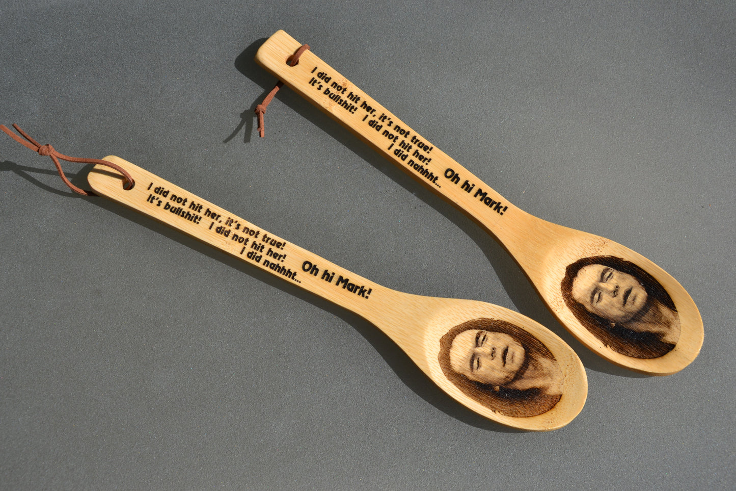 Tommy Wiseau "The Room" Wooden Kitchen Spoon // Excellent gift for fans of the amazing cult movie