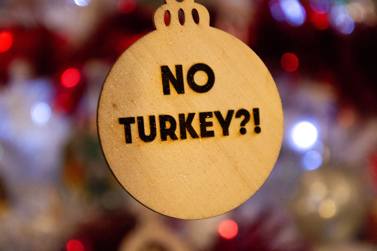 NO TURKEY?! / It was a Christmas Joke - Peep Show inspired hanging Christmas bauble decorations (Mark & Jeremy)