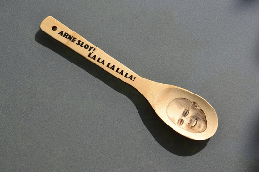 Arne Slot Kitchen Spoon - La La  La La La // Double sided laser engraving - Liverpool Football Club Father's Day LFC Fan Gift Premier League