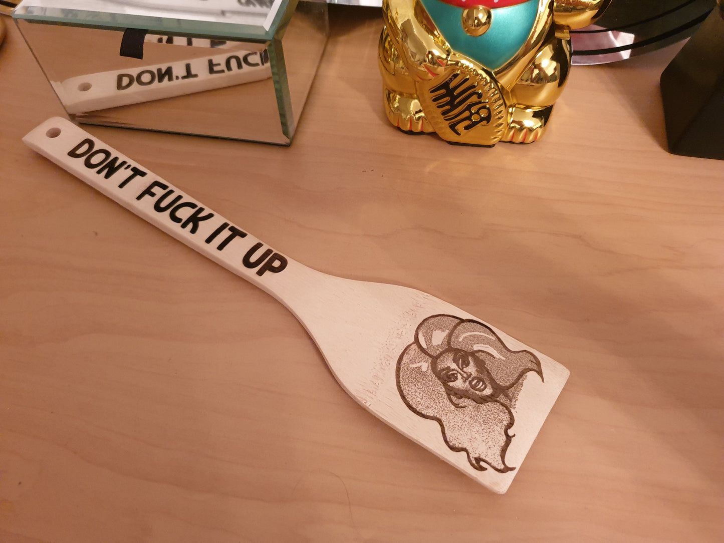 RuPaul "Don't Fuck it Up" Spatula - Drag Race Cooking Utensil - Funny Fan Gift Housewarming // Drag Queen All Stars Ru Paul