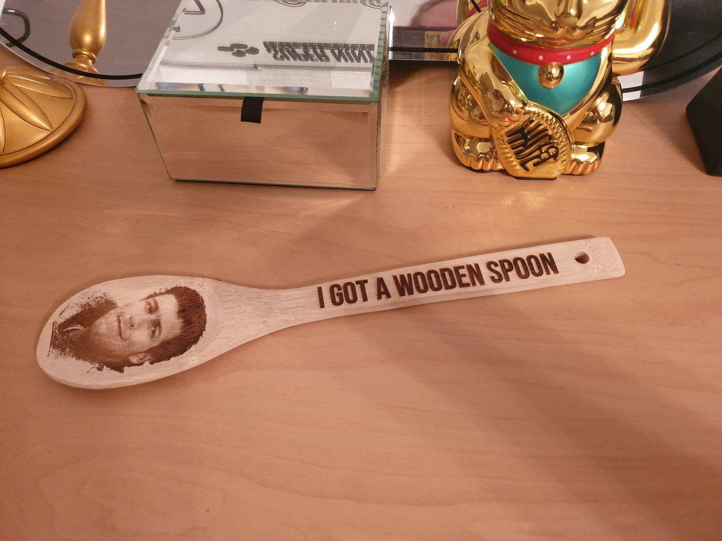 The Waterboy - I Got a Wooden Spoon - Kitchen Spoon - Adam Sandler Classic Comedy Movie Gift - Bobby Boucher