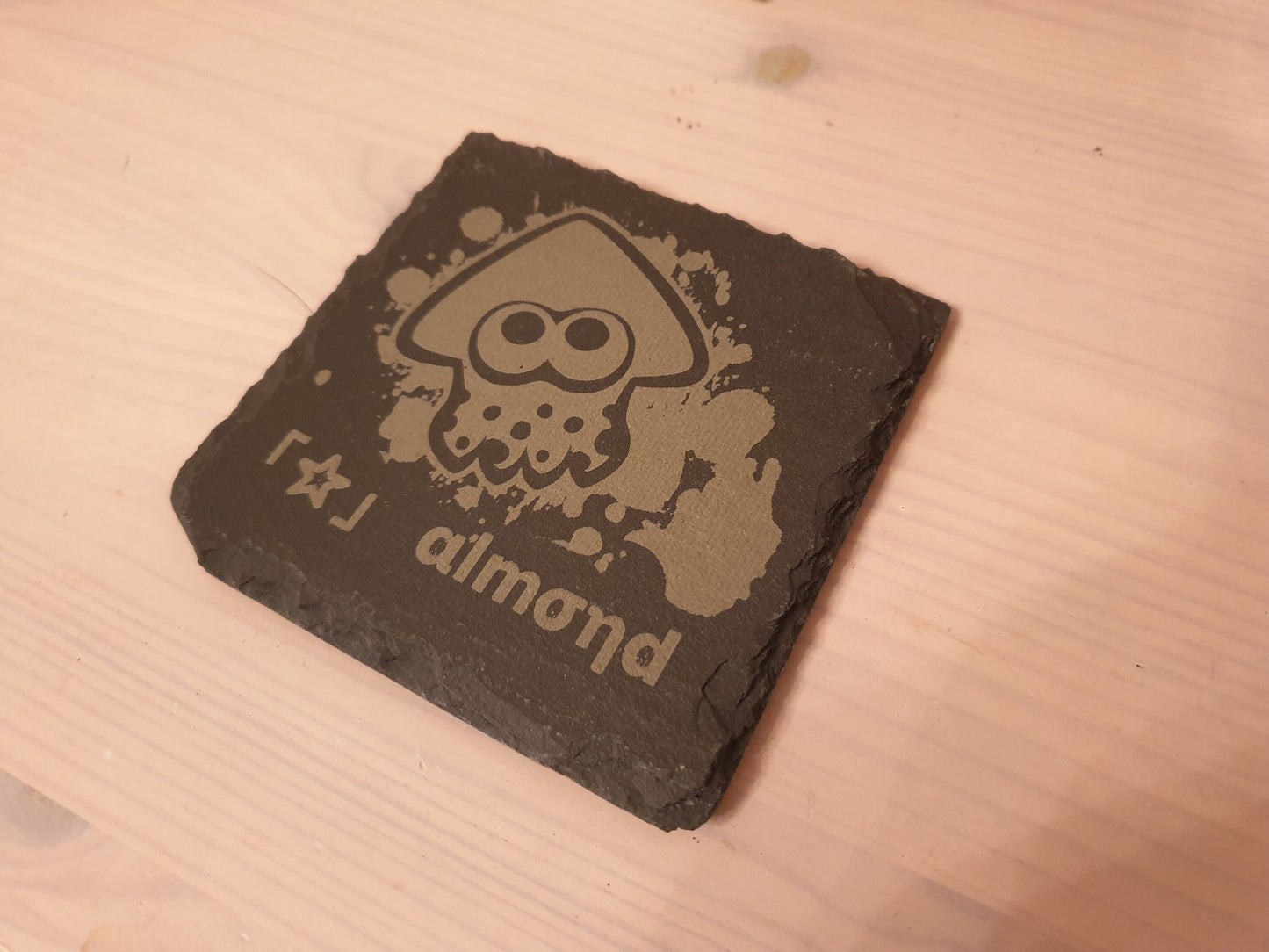 Splatoon - Custom Coaster with your player name - Personalised Nintendo Gift for all Splatoon fans // Gaming Present Splatfest Switch