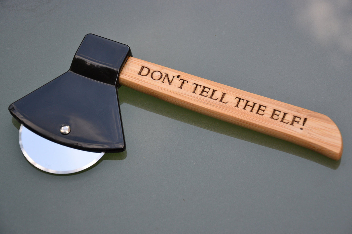 Gimli And My Axe - Lord of the Rings inspired Pizza Cutter Axe - Cinema Kitchenware - Tolkien Middle Earth Don't Tell the Elf Customisable