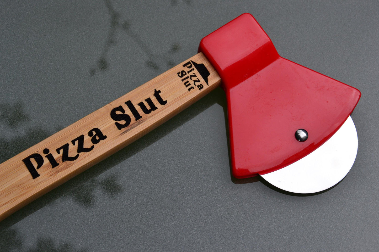 Pizza Slut - Pizza Cutter // Functional and fun kitchen gift / Housewarming College Birthday Girlfriend Comedy Present
