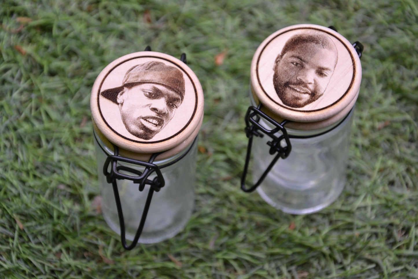 Friday inspired Craig and Smoky - Glass Herbs, Spices, Storage Jars Container // 1995 Comedy Hip Hop Fan Gift