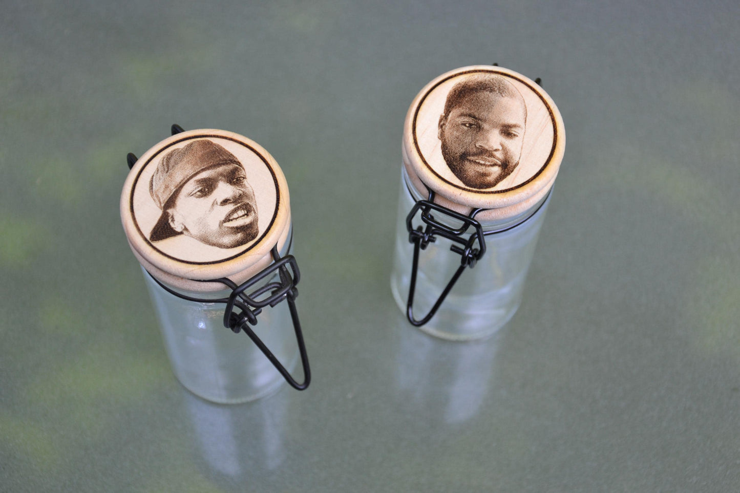 Friday inspired Craig and Smoky - Glass Herbs, Spices, Storage Jars Container // 1995 Comedy Hip Hop Fan Gift