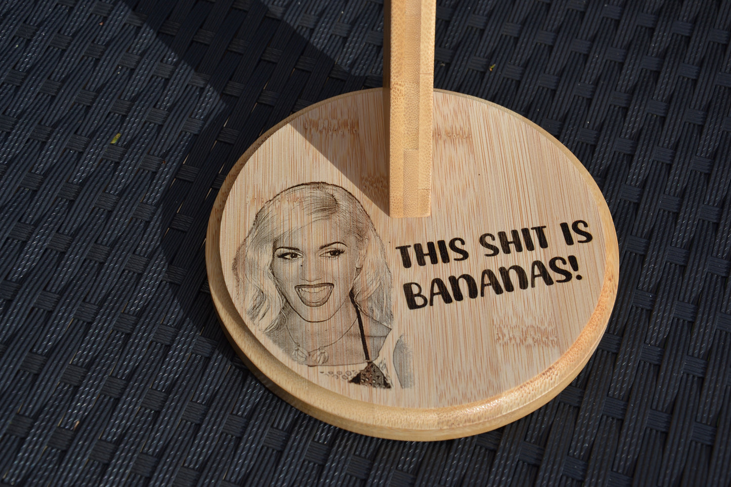 This S#!@ is Bananas - Hollaback Girl - Banana Stand // Gwen Stefani inspired Banana holder Noughties kitchenware meme gift
