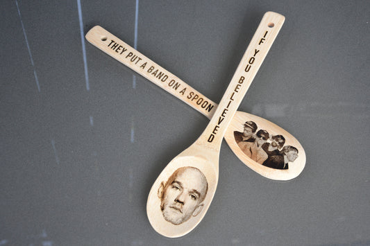 R.E.M Kitchen Spoon - R.E.M on a spoon / Man on the moon // REM Fan Gift Michael Stipe Music Rock Father's Day Funny