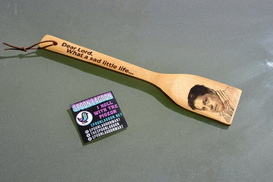 Come Dine With Me - You Won Jane Dear Lord What a Sad Little Life - Kitchen Spatula // Gift British Meme UK TV Cooking Kitchenware