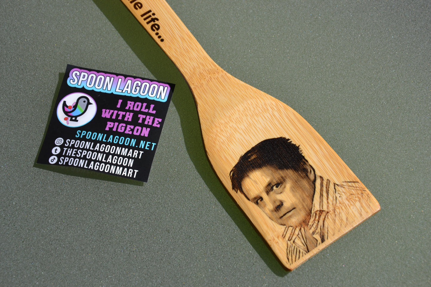 Come Dine With Me - You Won Jane Dear Lord What a Sad Little Life - Kitchen Spatula // Gift British Meme UK TV Cooking Kitchenware
