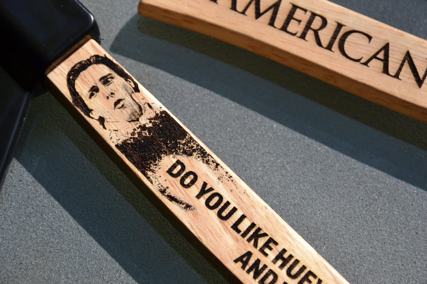 American Psycho Pizza Cutter Axe - Patrick Bateman - Horror Cinema Kitchenware - Do You Like Huey Lewis & The News?