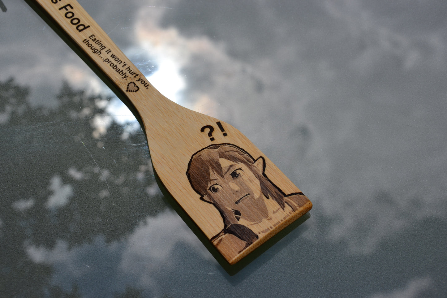 Zelda - Dubious Food / Korok You Found Me Spatula // Tears of the Kingdom Breath of the Wild Legend of Zelda Link Nintendo Fan Cooking Gift