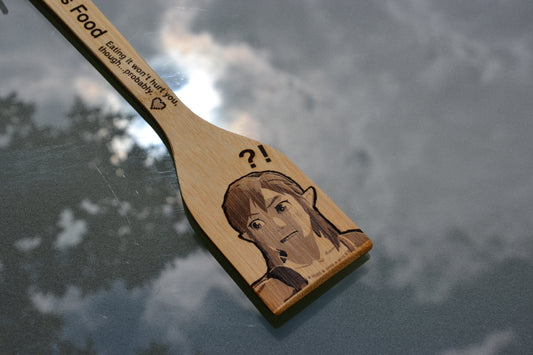 Zelda - Dubious Food / Korok You Found Me Spatula // Tears of the Kingdom Breath of the Wild Legend of Zelda Link Nintendo Fan Cooking Gift