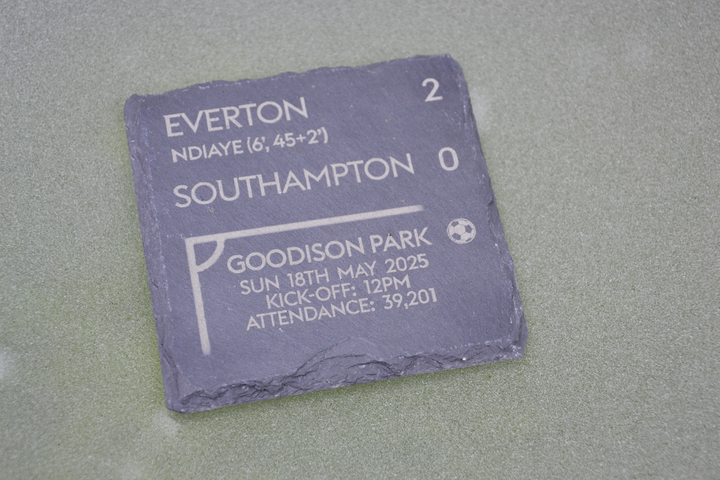 Everton 2 - 0 Southampton - Goodison Park Final Match // Score Memorabilia Historic Toffee's Father's Day Gift