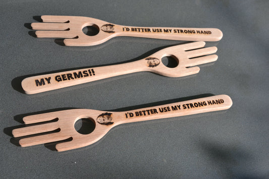 Better use my strong hand Spaghetti Spatula - Hanson from Scary Movie 2 inspired // My Germs Funky Pasta Kitchenware Comedy Meme