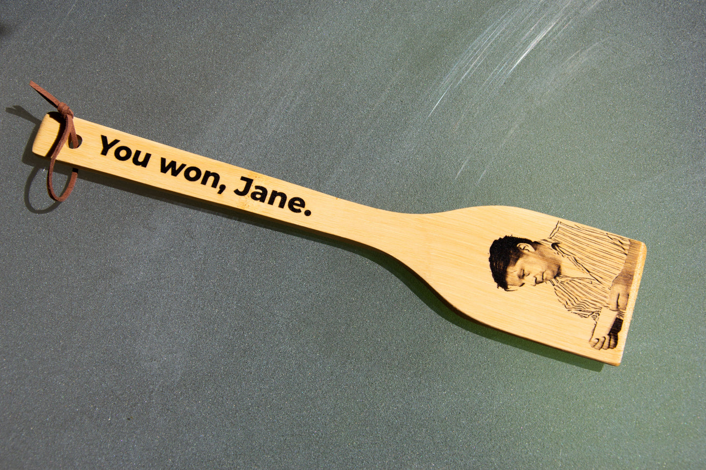 Come Dine With Me - You Won Jane Dear Lord What a Sad Little Life - Kitchen Spatula // Gift British Meme UK TV Cooking Kitchenware