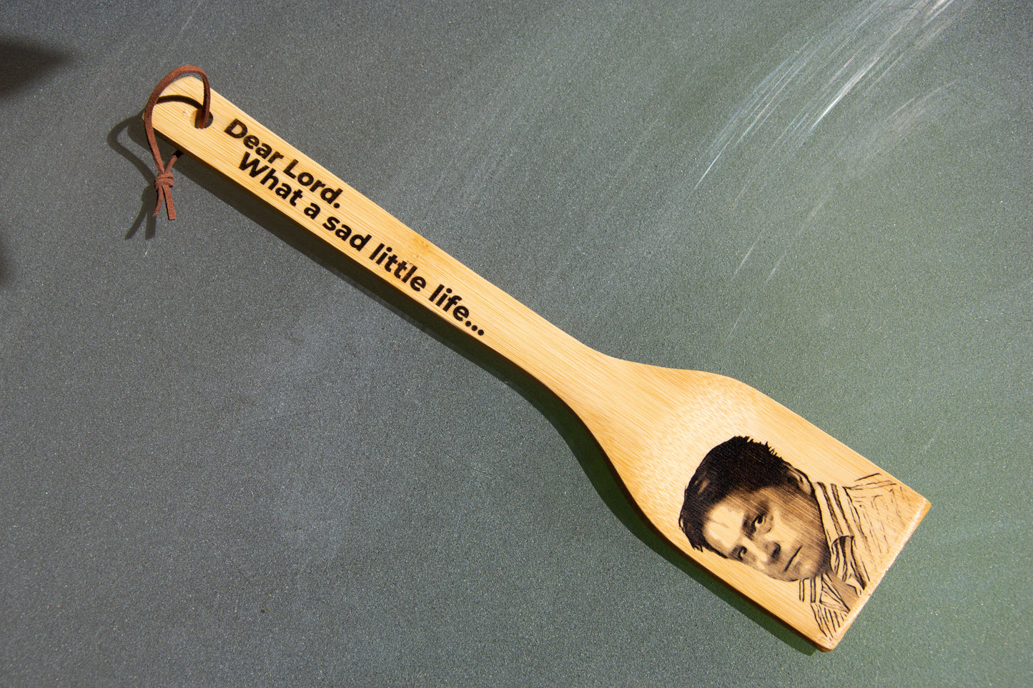 Come Dine With Me - You Won Jane Dear Lord What a Sad Little Life - Kitchen Spatula // Gift British Meme UK TV Cooking Kitchenware