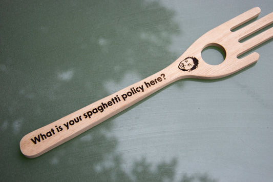 What is your spaghetti policy here? - Spaghetti Hand // IASIP Charlie Kelly Always Sunny inspired Cookware Housewarming Pasta Lover Gift