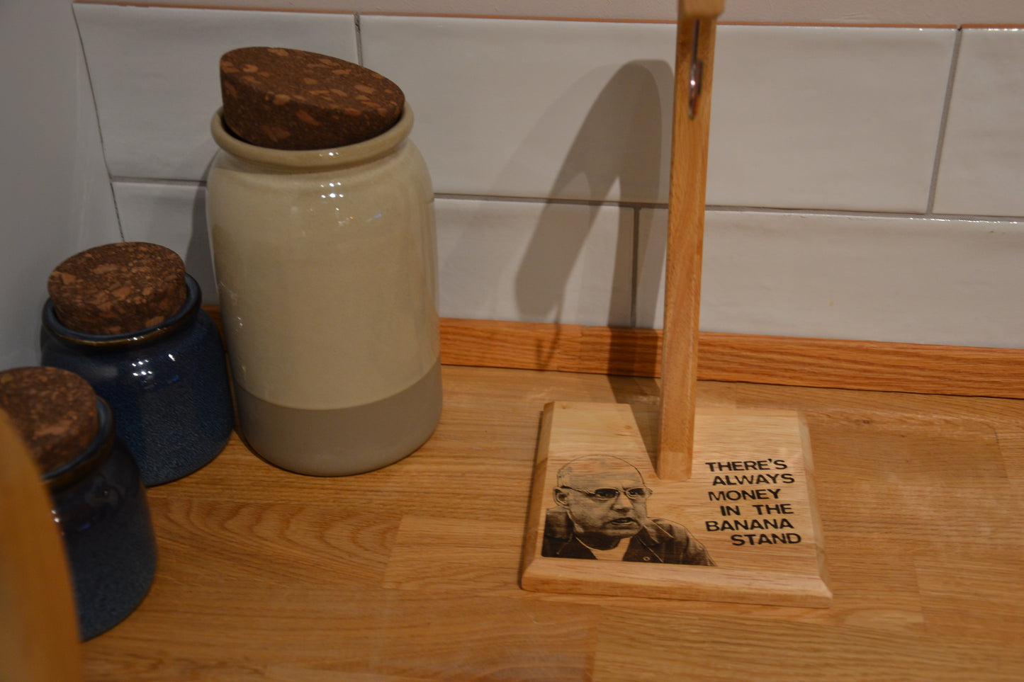 George Bluth "There's always money in the banana stand..." Banana Tree Stand - Arrested Development Inspired Fan Gift Kitchen Fruit Holder