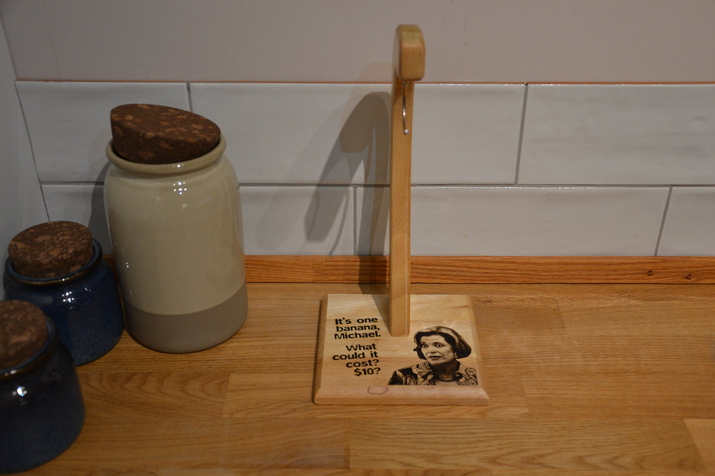 Lucille Bluth "It's One Banana Michael..." Banana Tree Stand - Arrested Development Inspired Fan Gift // Perfect for Bluth Homes