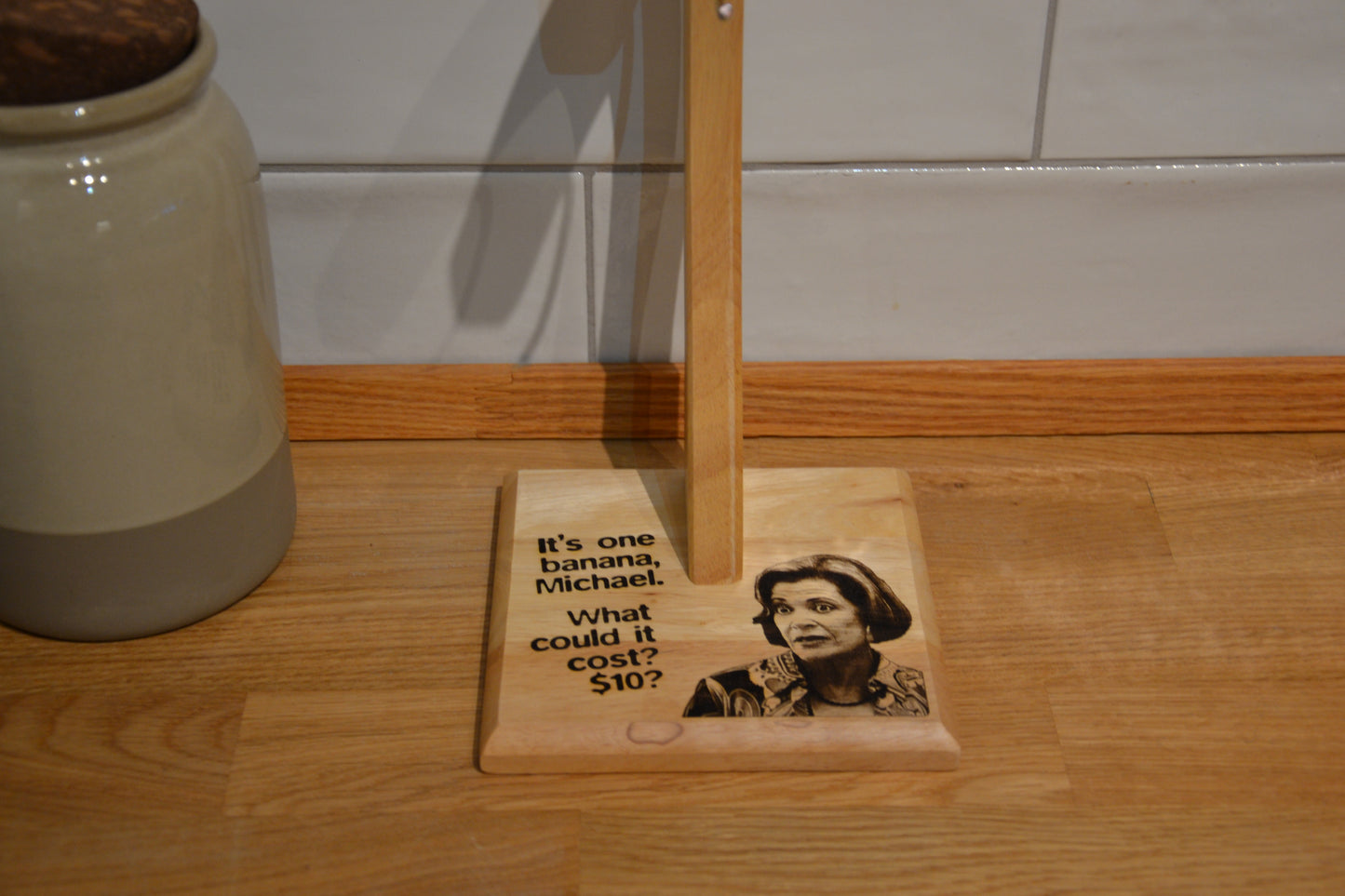 Lucille Bluth "It's One Banana Michael..." Banana Tree Stand - Arrested Development Inspired Fan Gift // Perfect for Bluth Homes