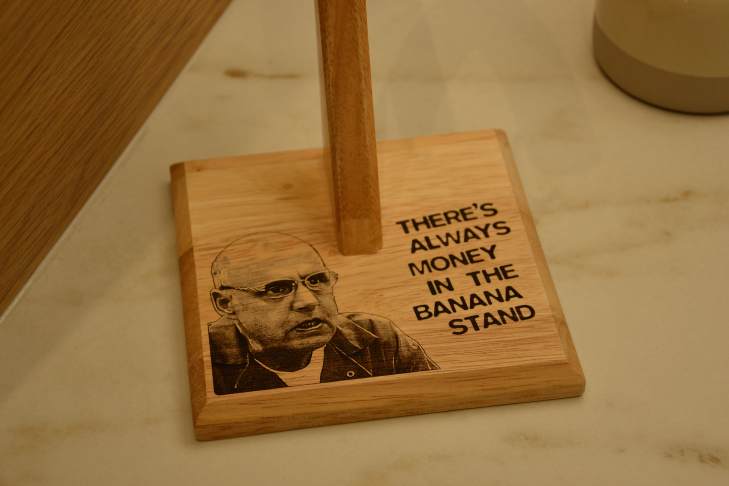 George Bluth "There's always money in the banana stand..." Banana Tree Stand - Arrested Development Inspired Fan Gift Kitchen Fruit Holder
