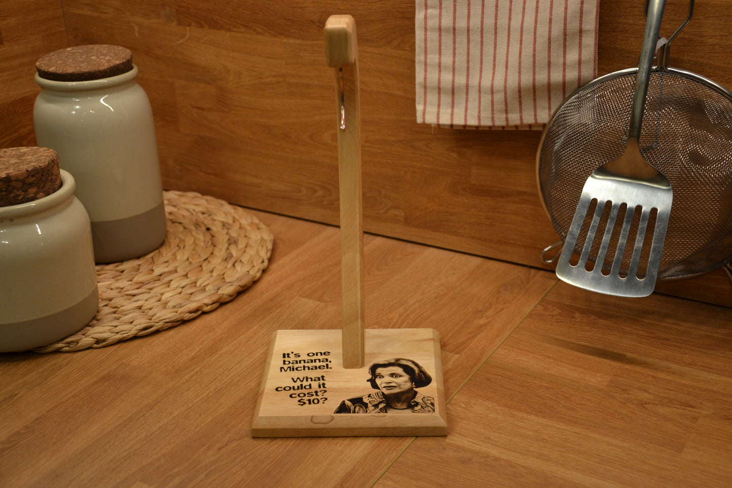 Lucille Bluth "It's One Banana Michael..." Banana Tree Stand - Arrested Development Inspired Fan Gift // Perfect for Bluth Homes