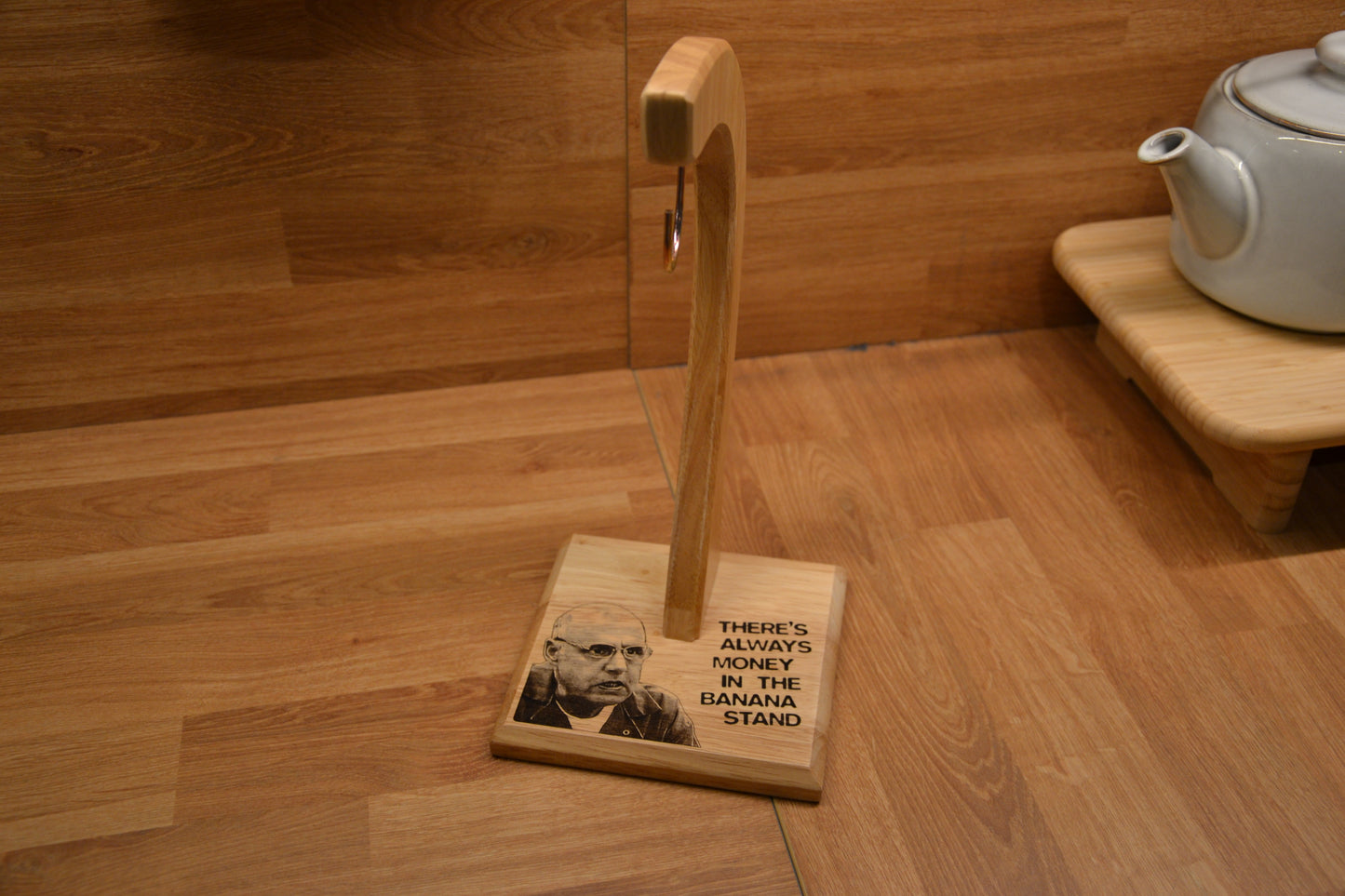 George Bluth "There's always money in the banana stand..." Banana Tree Stand - Arrested Development Inspired Fan Gift Kitchen Fruit Holder