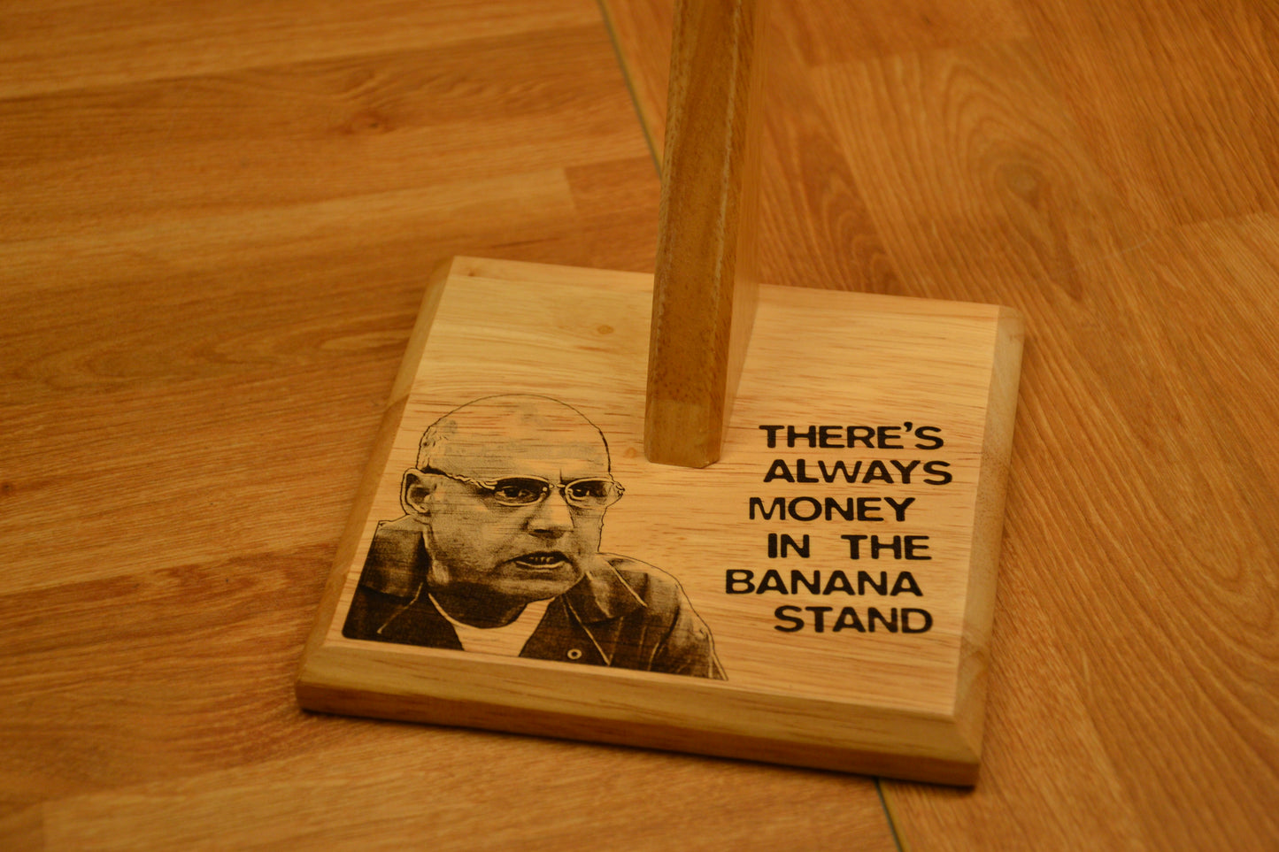 George Bluth "There's always money in the banana stand..." Banana Tree Stand - Arrested Development Inspired Fan Gift Kitchen Fruit Holder