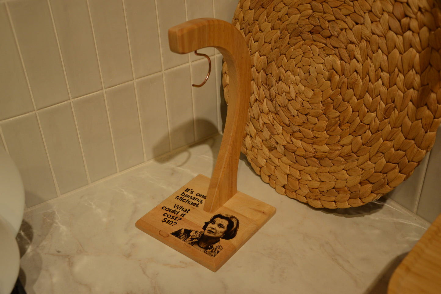 Lucille Bluth "It's One Banana Michael..." Banana Tree Stand - Arrested Development Inspired Fan Gift // Perfect for Bluth Homes