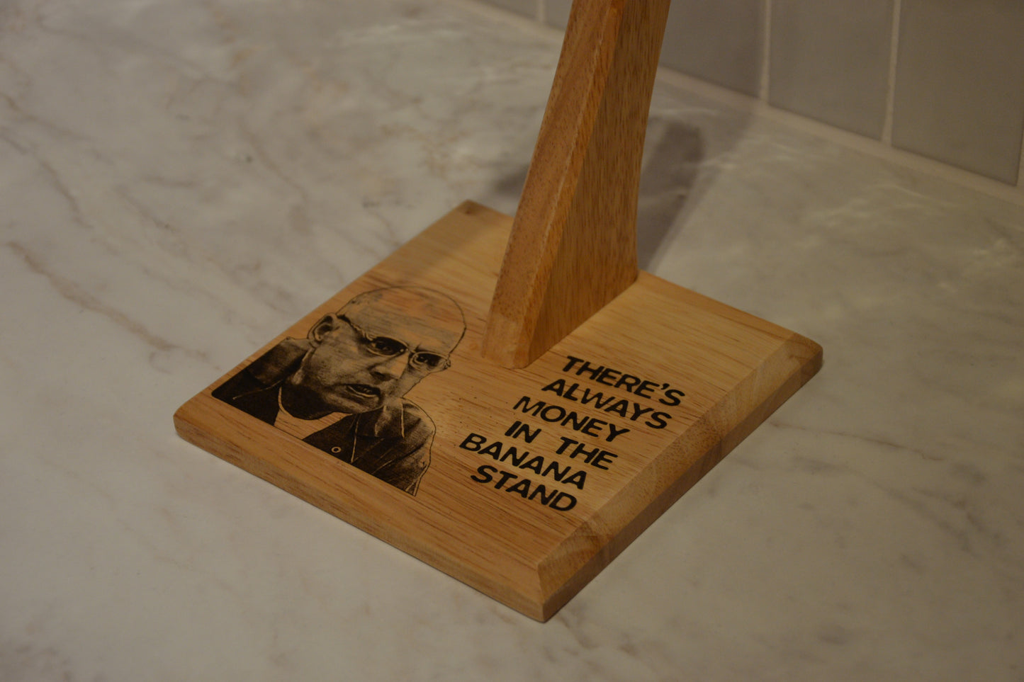 George Bluth "There's always money in the banana stand..." Banana Tree Stand - Arrested Development Inspired Fan Gift Kitchen Fruit Holder