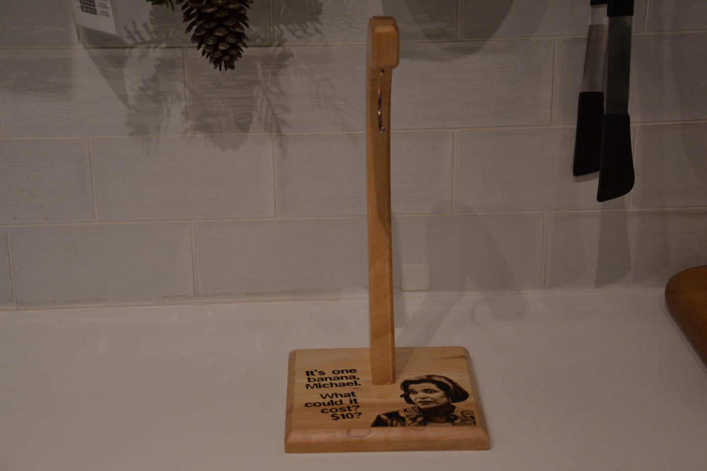 Lucille Bluth "It's One Banana Michael..." Banana Tree Stand - Arrested Development Inspired Fan Gift // Perfect for Bluth Homes