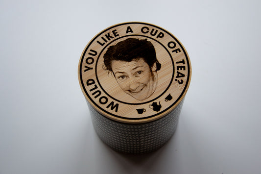 Mrs Doyle ceramic teabag Storage Jar - Father Ted inspired Kitchen Gift