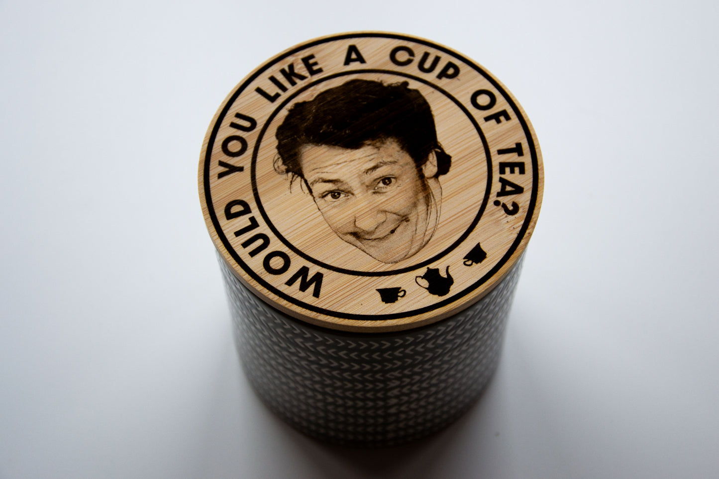 Mrs Doyle ceramic teabag Storage Jar - Father Ted inspired Kitchen Gift