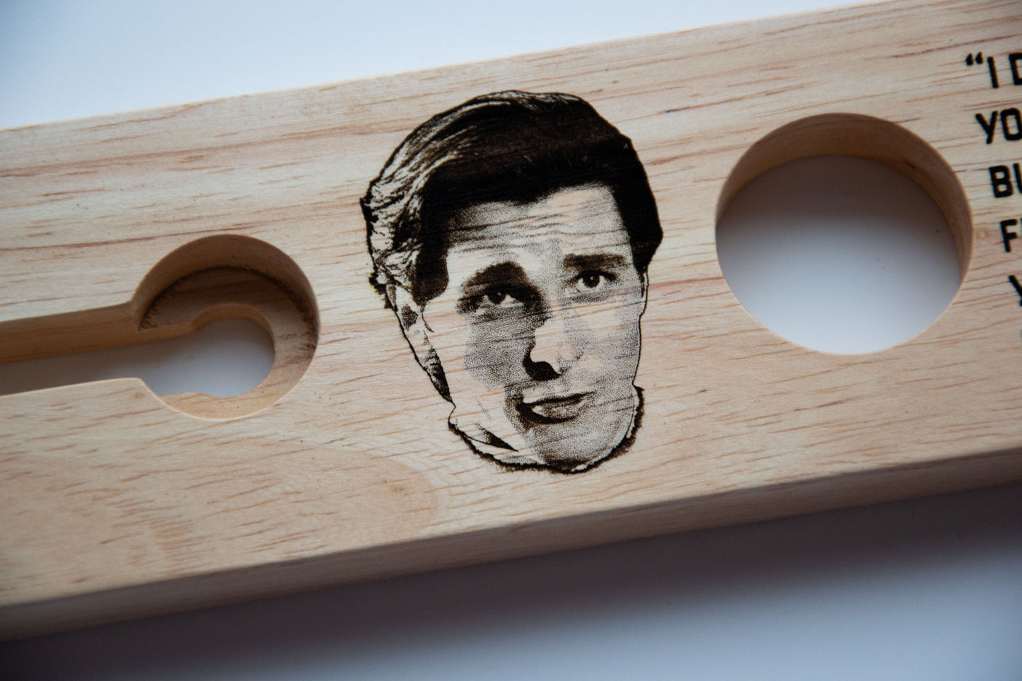 American Psycho inspired Wine Glass Holder // Perfect for Patrick Bateman, Horror Movie, Cult Film fans