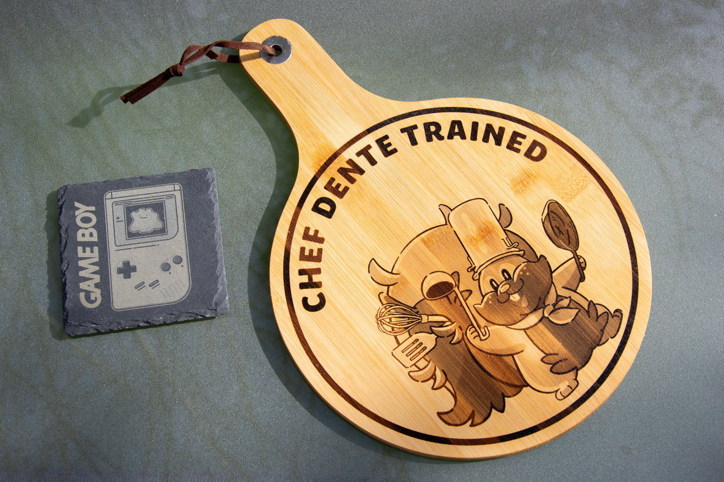 Chef Dente Trained - Pokopia inspired Serving Paddle Board (34cm)