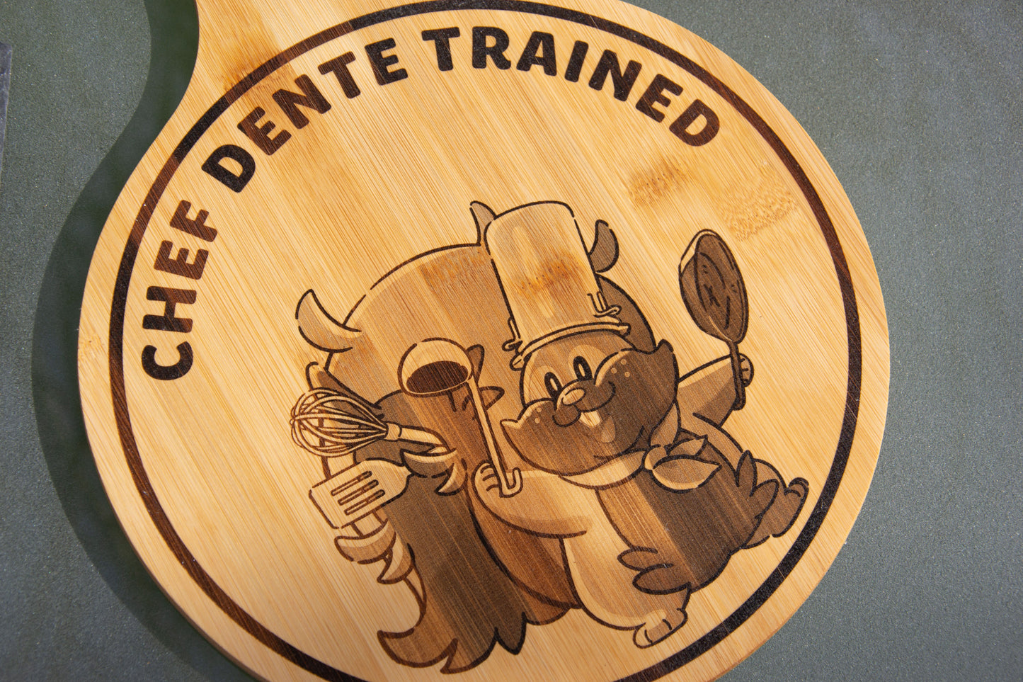 Chef Dente Trained - Pokopia inspired Serving Paddle Board (34cm)