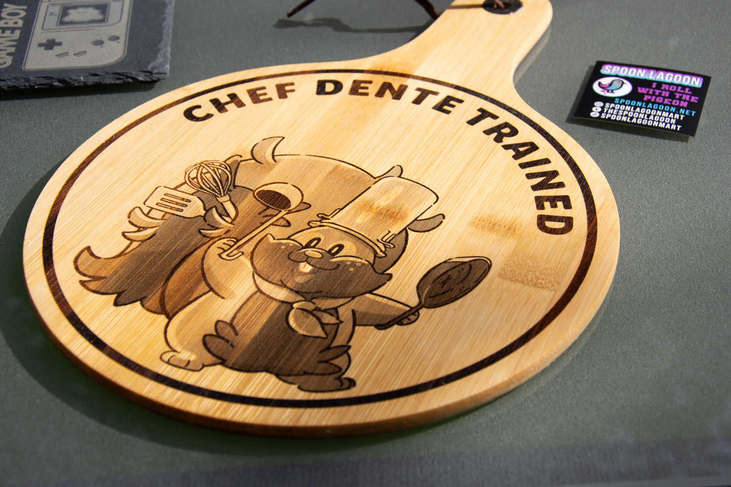 Chef Dente Trained - Pokopia inspired Serving Paddle Board (34cm)